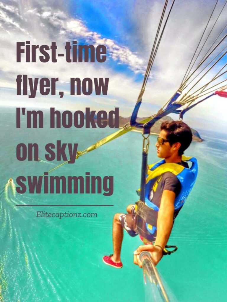 Adventure & Travel Parasailing Captionsย