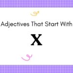 82 Adjectives That Start With X: With Meanings and Examples